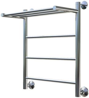 Водяной полотенцесушитель Тругор Аспект НП 1 П с полкой 60x50см хром Аспект1/нп6050П